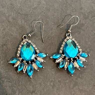 Blue earrings
