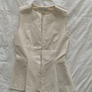 Gilet Zara color crema