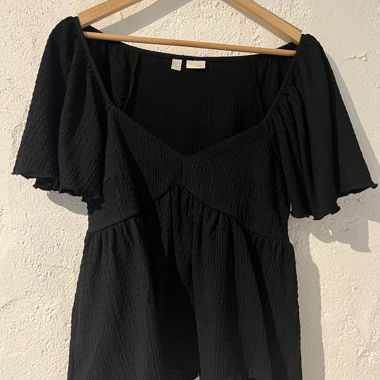 Schwarze Bluse