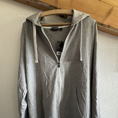 Sweatjacke Grau XL