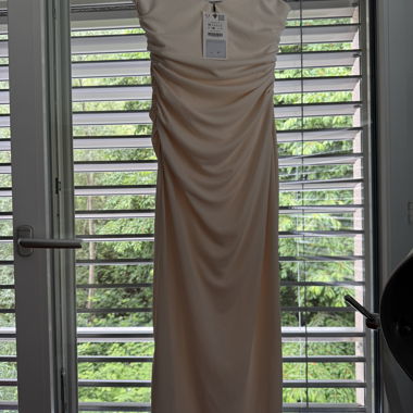  Zara Beiges Trägerkleid  Gr. M neu