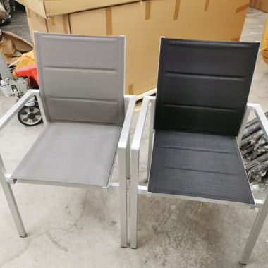 SEDIE DA GIARDINO IN ALLUMINIO INOX SALDI INVERNO