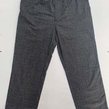 Grey Checked Trousers