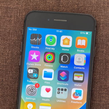 iPhone 8 schwarz 76% Batteriekapazität 