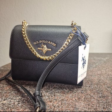 Neue U.S. Polo ASSN. Tasche, schwarz, mit Etikett!