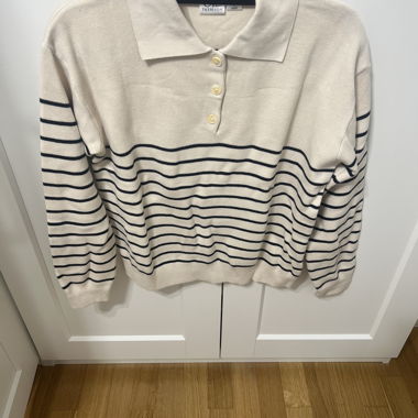 Gestreifter Pullover L