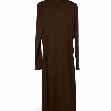 SHEIN Maternity ribbed midi dress