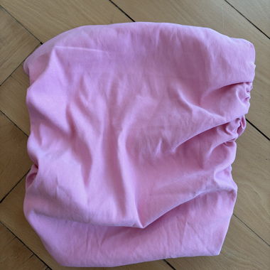 Top bustier tubulaire rose de Zara avec plis & fermeture éclair