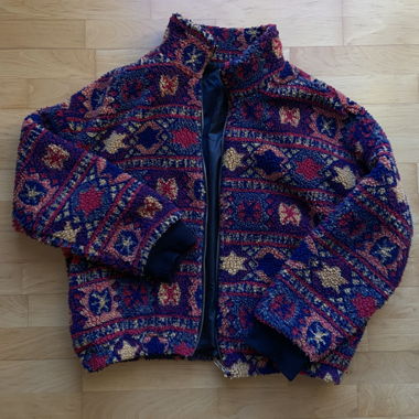 Veste polaire à motifs