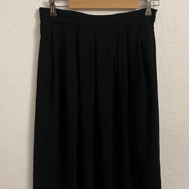 Black Pleated Skirt
