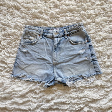 High Waist Denim Shorts