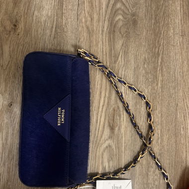 blaue Tommy- Hilfiger Tasche