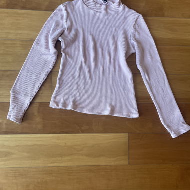 Pink Ribbed Sweater