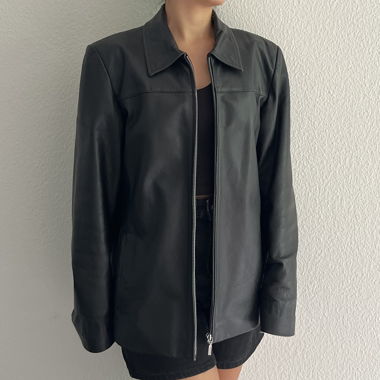 Veste en cuir