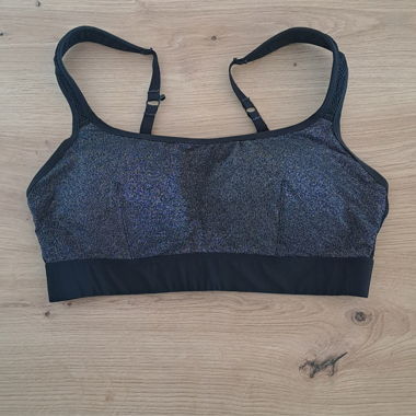 Lurex sports bra