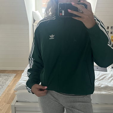 Green Adidas training jacket
