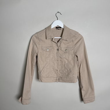 Beige denim jacket