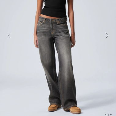 weekday jeans ample low loose