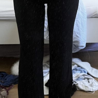 Pantaloni da yoga neri