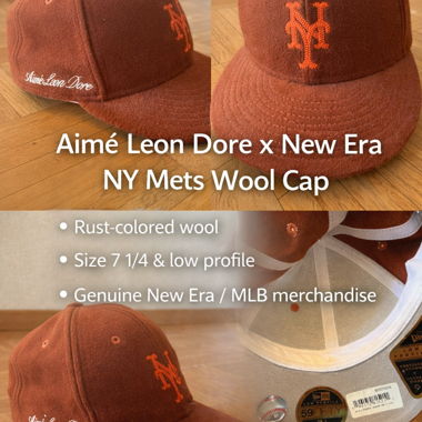Aimé Leon Dore x New Era NY Mets wool cap