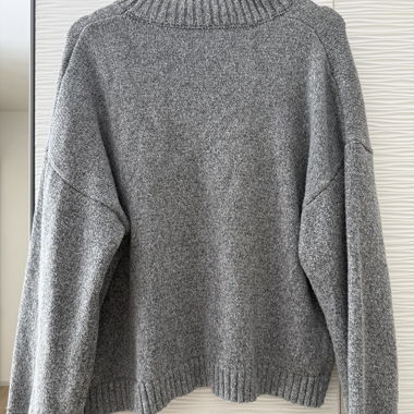 Maglione di Maglia Grigio