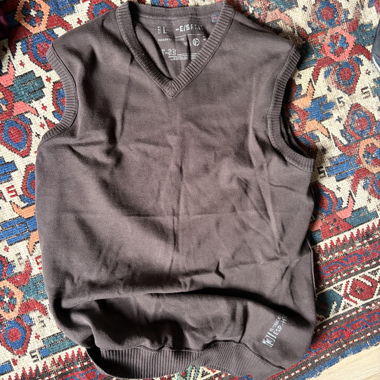 Gilet in maglia E.SPRIT marrone