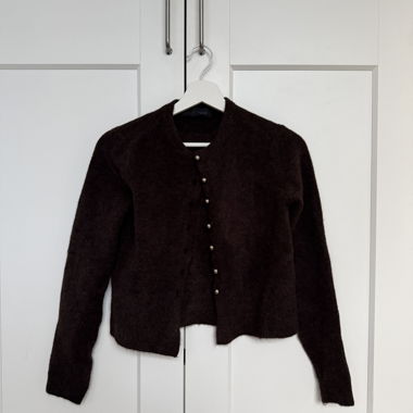 ZARA Brown Knit Cardigan