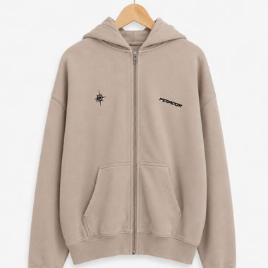 Zipper Pegador beige in taglia M