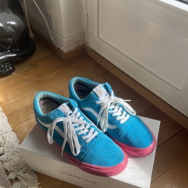 Vans GolfWang Syndicate Old Skool blau/pink