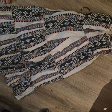 Jupe en tissu à motifs