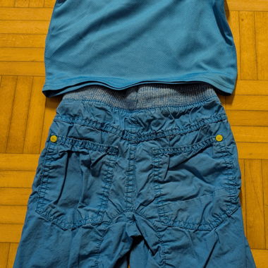 Set di pantaloncini per bambini e top sportivo tg. 92/98, 98