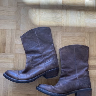 Brown Suede Boots