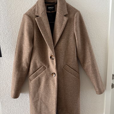 Cappotto donna ONLY cammello