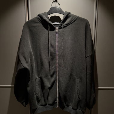 Oversize schwarze Jacke PrettyLittleThings
