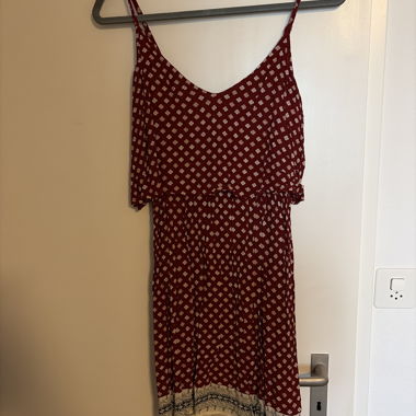 Printed Spaghetti Strap Dress