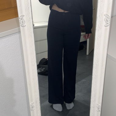 Bershka fabric trousers