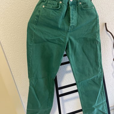 Green jeans