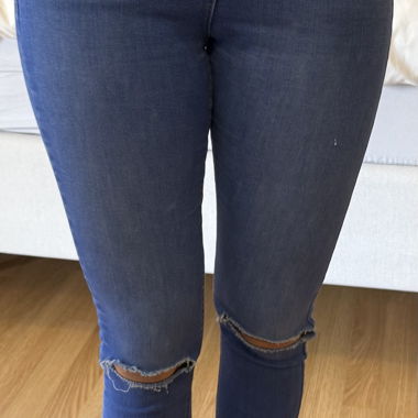 Women's Skinny Jeans High Waist with Rips - Size S