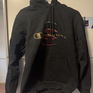 Supreme x Champion Hooded Sweatshirt black