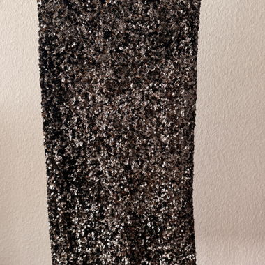 Jupe courte à paillettes noire