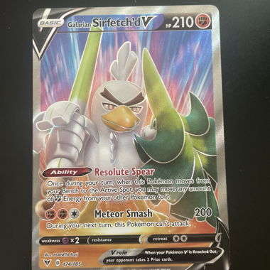 Galarian Sirfetch'd V Card