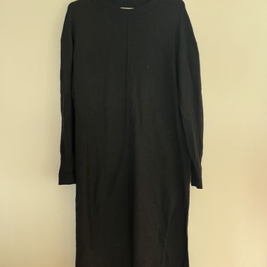 Abito in maglia nero