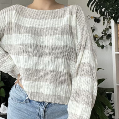 Striped pullover 