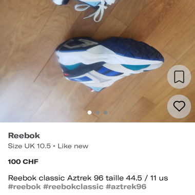 Reebok Aztrek 96 sneakers