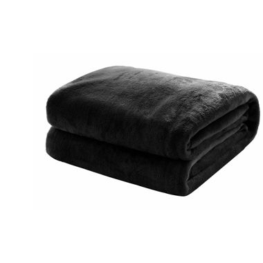 Home Style Kuscheldecke Schwarz super weich _3