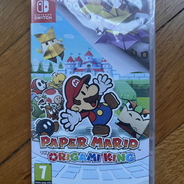 Paper Mario: The Origami King sotto blister