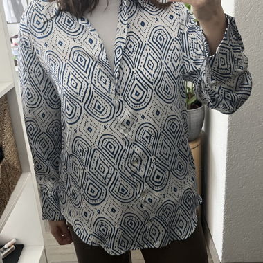 Chemisier à motif Zara