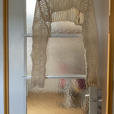 Pull en maille ajourée