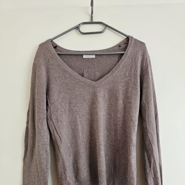 Maglione beige-marrone