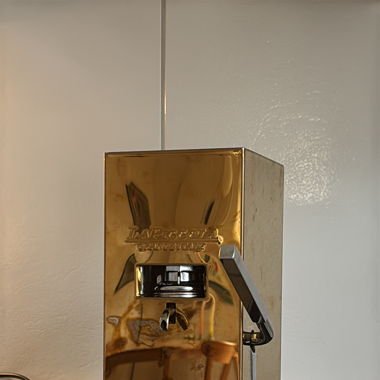 La Piccola Gold Kaffeemaschine